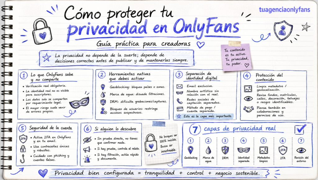 Cómo proteger tu privacidad en OnlyFans